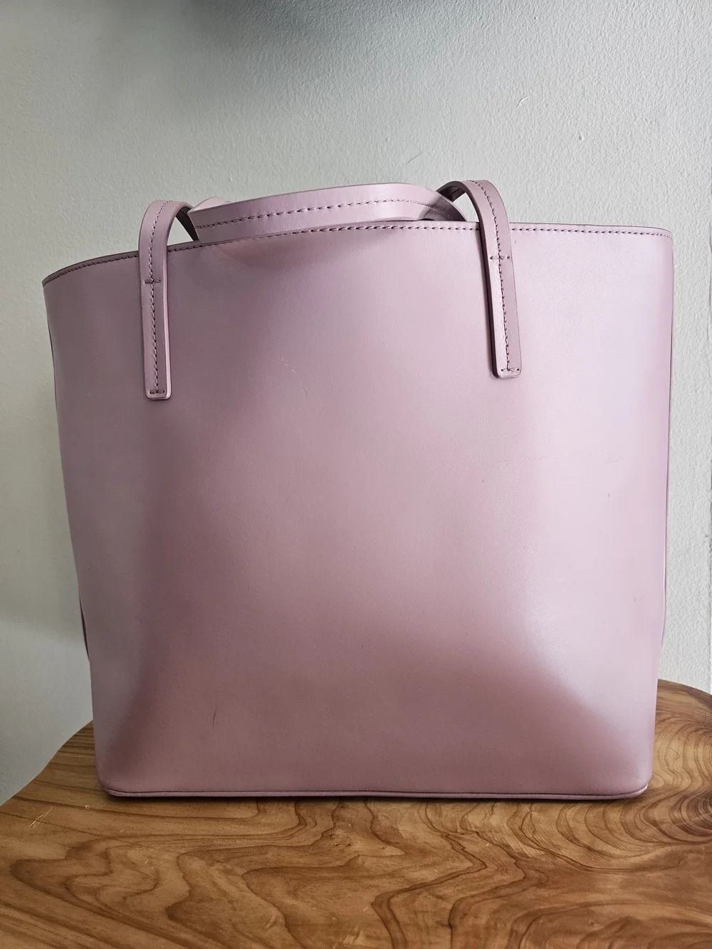 Kate Spade Dusty Rose Leather Tote with Bow Charm - Picture 5 of 8